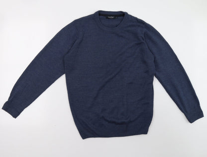 Mens UK Size M EWM Blue Pullover Sweatshirt