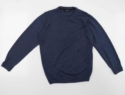Mens UK Size M EWM Blue Pullover Sweatshirt