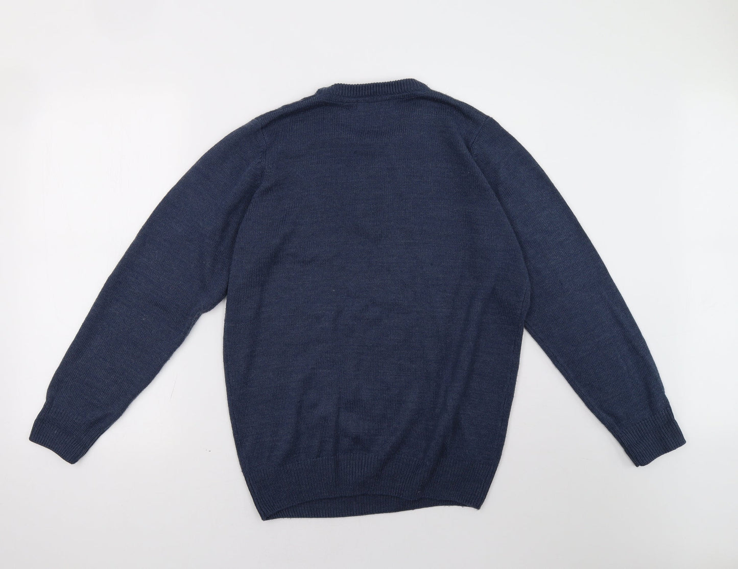 Mens UK Size M EWM Blue Pullover Sweatshirt