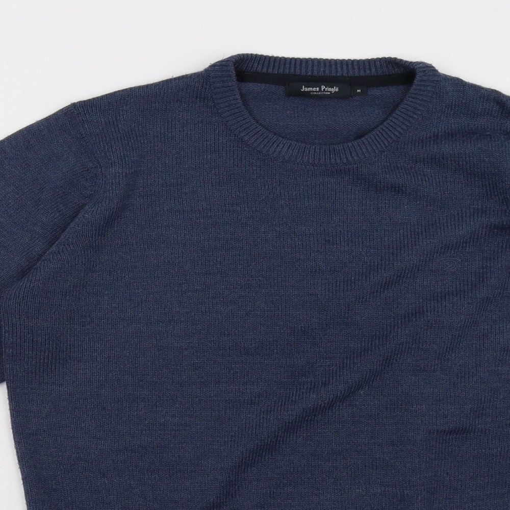 Mens UK Size M EWM Blue Pullover Sweatshirt