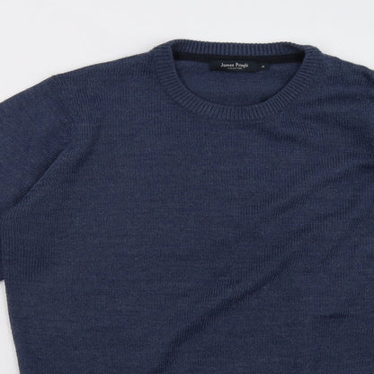 Mens UK Size M EWM Blue Pullover Sweatshirt
