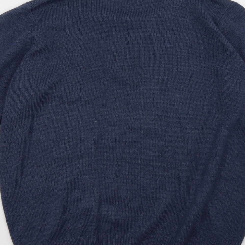 Mens UK Size M EWM Blue Pullover Sweatshirt