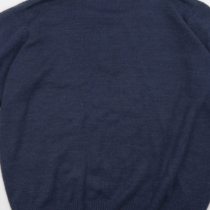 Mens UK Size M EWM Blue Pullover Sweatshirt