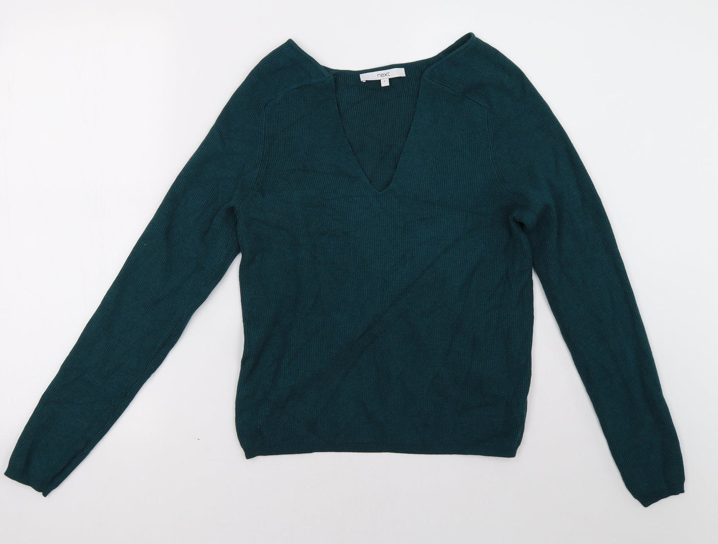 Womens UK Size S NEXT Green Pullover Sweatshirt