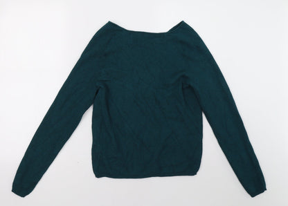 Womens UK Size S NEXT Green Pullover Sweatshirt