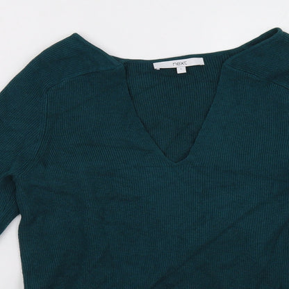 Womens UK Size S NEXT Green Pullover Sweatshirt