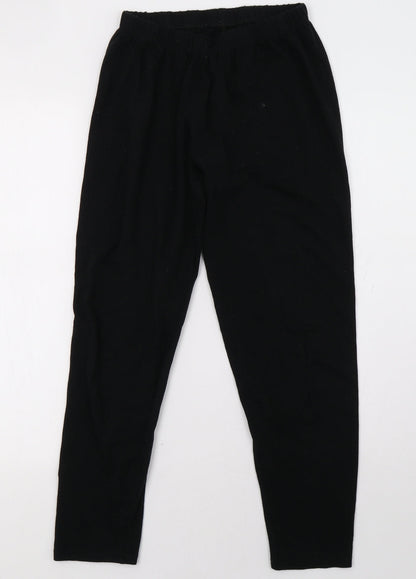 Womens UK Size 10 ASOS Regular Fit  Black Trousers