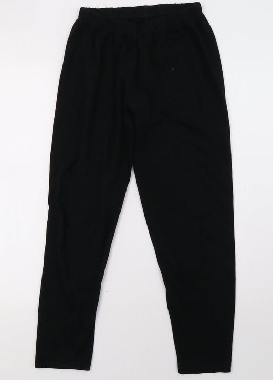 Womens UK Size 10 ASOS Regular Fit  Black Trousers