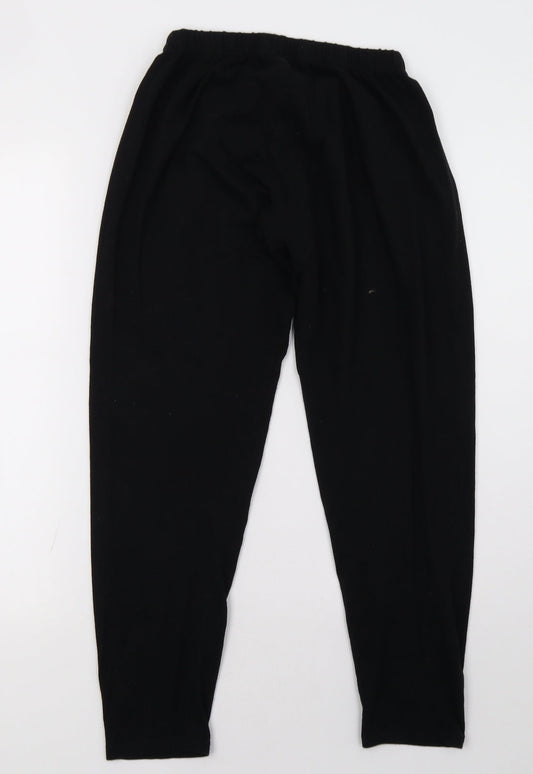 Womens UK Size 10 ASOS Regular Fit  Black Trousers