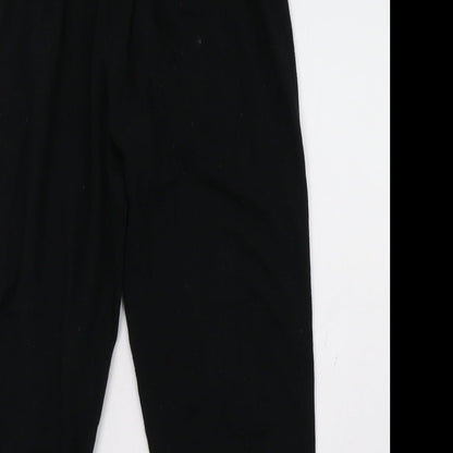 Womens UK Size 10 ASOS Regular Fit  Black Trousers