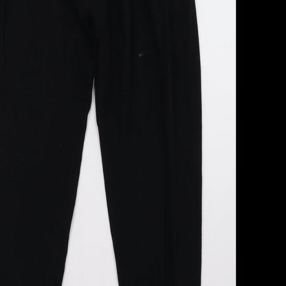 Womens UK Size 10 ASOS Regular Fit  Black Trousers