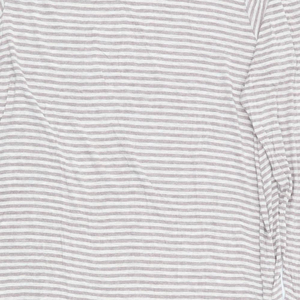 Marks and Spencer Womens Brown Striped   Nightshirt