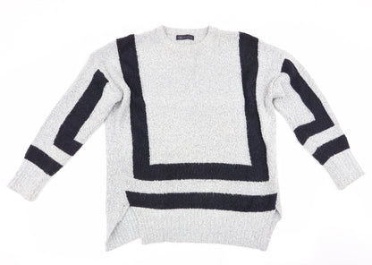Womens UK Size M Marks and Spencer Grey Pullover Jumper