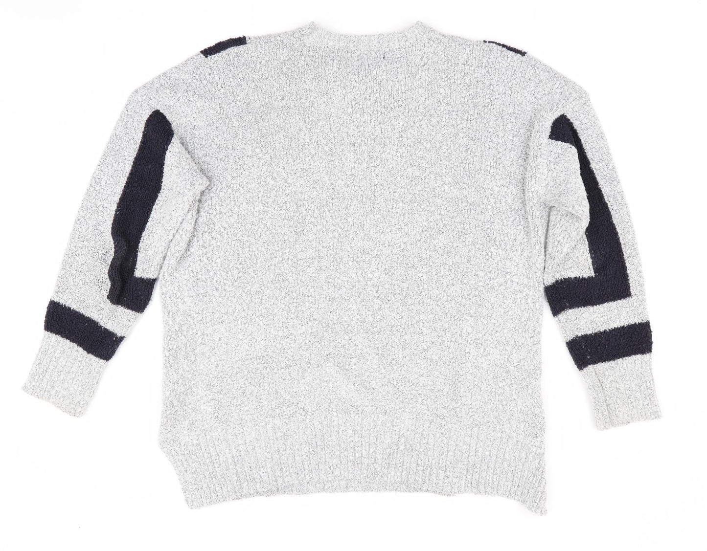 Womens UK Size M Marks and Spencer Grey Pullover Jumper