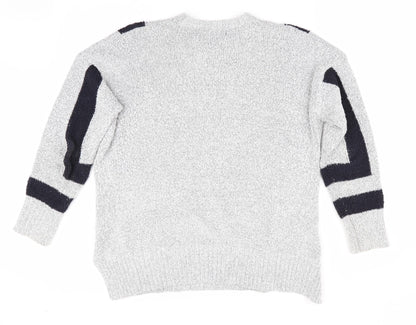 Womens UK Size M Marks and Spencer Grey Pullover Jumper