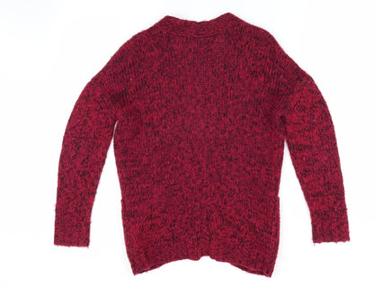 Generation Girls Red   Cardigan Jumper Size 9 Years  - Longline Cardigan