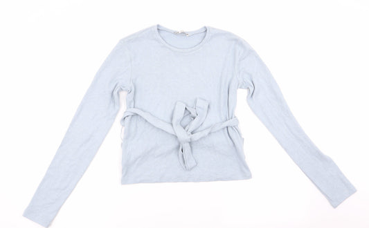 Womens UK Size 6 Zara Blue Pullover Jumper