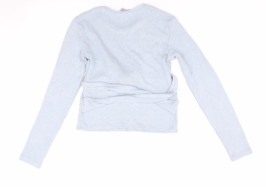 Womens UK Size 6 Zara Blue Pullover Jumper
