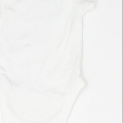 George Baby White   Romper One-Piece Size 0-3 Months  - The best thing that ever happened!!