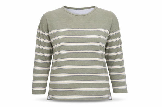 Womens UK Size 14 Nutmeg Green Pullover Jumper