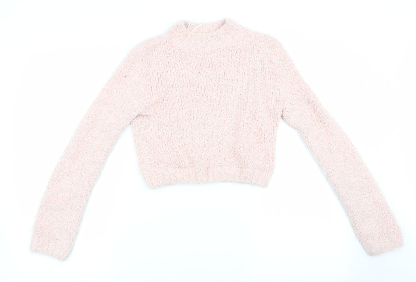 Womens UK Size 4 Divided Pink Pullover Jumper