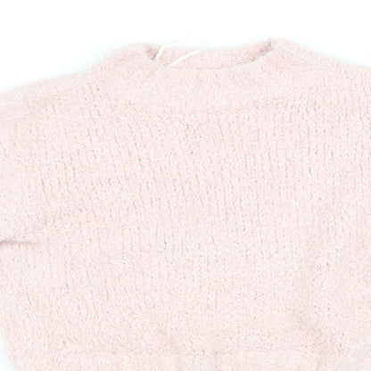 Womens UK Size 4 Divided Pink Pullover Jumper