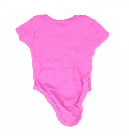 Laura Ahsley Girls Pink   Romper One-Piece Size 0-3 Months