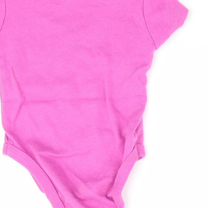 Laura Ahsley Girls Pink   Romper One-Piece Size 0-3 Months