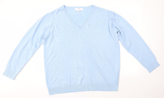 Womens UK Size 20 JULIPA Blue Pullover Jumper