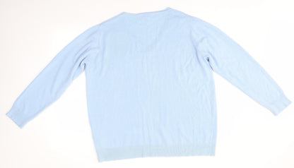 Womens UK Size 20 JULIPA Blue Pullover Jumper