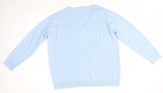 Womens UK Size 20 JULIPA Blue Pullover Jumper