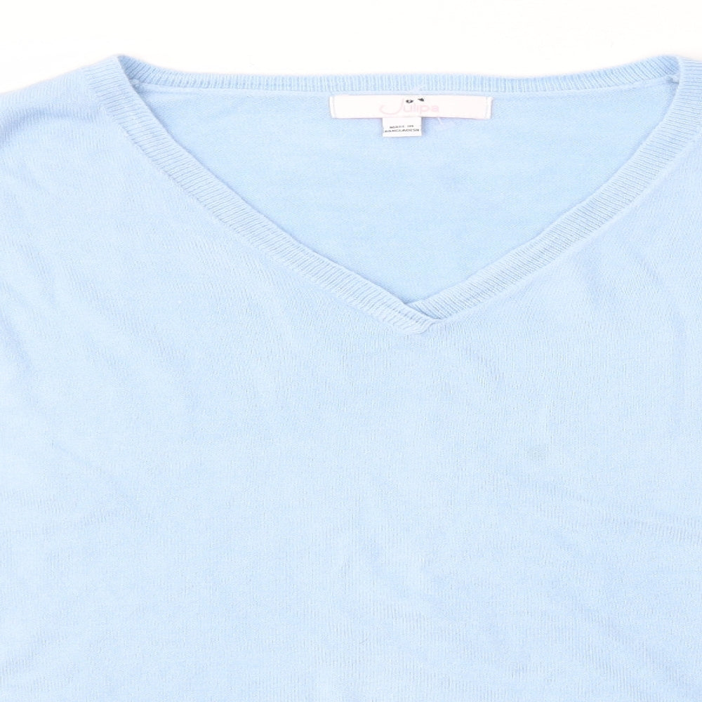 Womens UK Size 20 JULIPA Blue Pullover Jumper