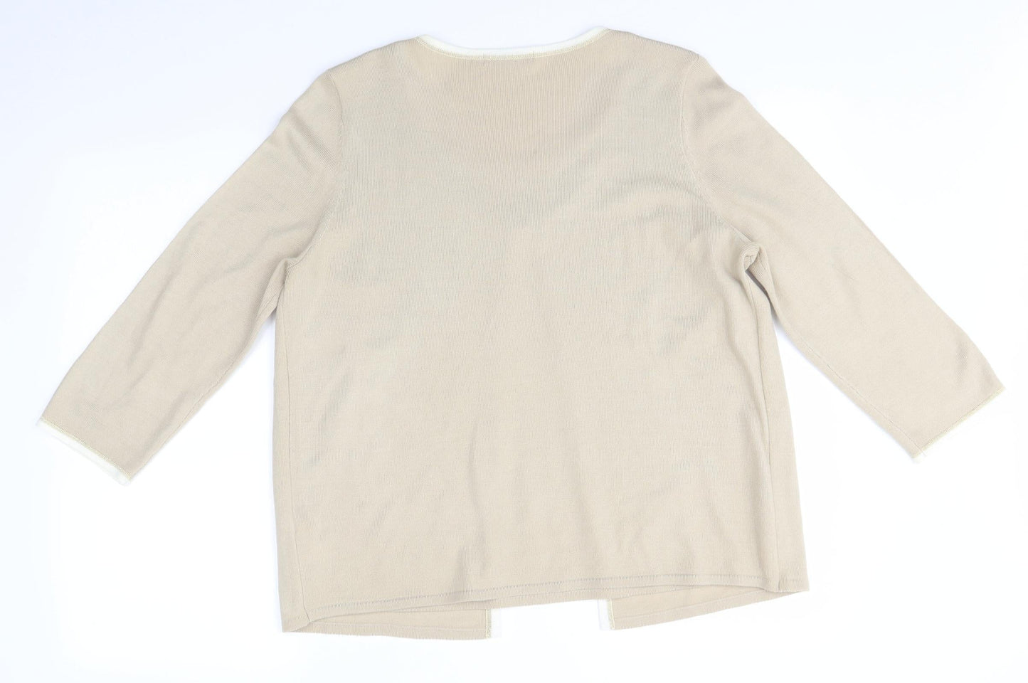 Womens UK Size 16 M&S Brown Cardigan Jumper