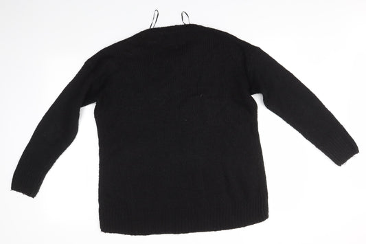 New Look Womens Black   Pullover Jumper Size M