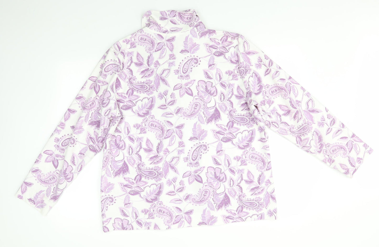 Womens UK Size L Preworn Purple Cardigan Jumper
