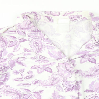 Womens UK Size L Preworn Purple Cardigan Jumper