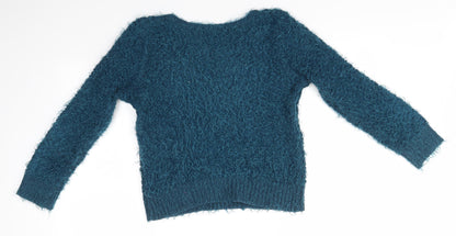 Dorothy Perkins Womens Blue   Pullover Jumper Size 10