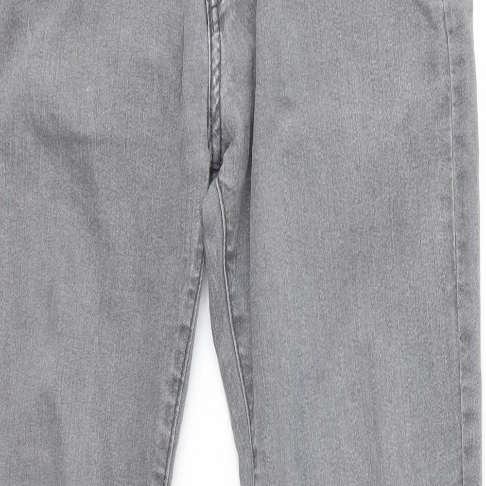 Womens UK Size 30 in H&M Regular Fit Skinny Grey Jeans