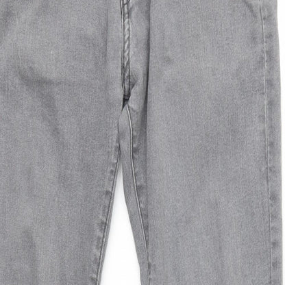 Womens UK Size 30 in H&M Regular Fit Skinny Grey Jeans