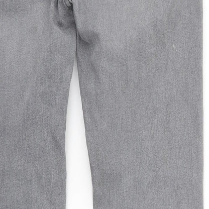 Womens UK Size 30 in H&M Regular Fit Skinny Grey Jeans