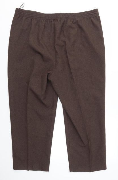 Bonmarché Womens Brown   Dress Pants Trousers Size 20 L24 in