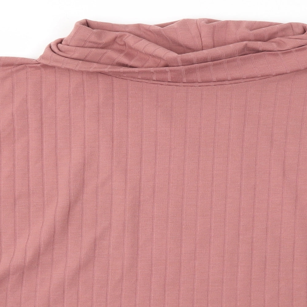 Womens UK Size 12 Select Pink Basic Blouse