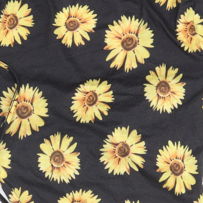 SheIn Womens Multicoloured Floral  Basic Blouse Size S