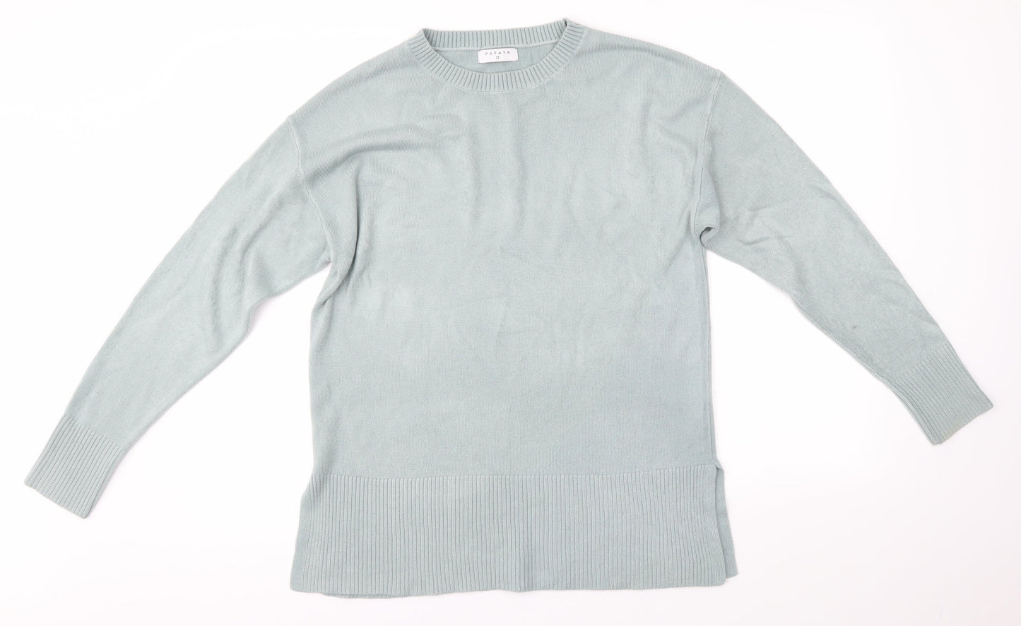 Womens UK Size 12 Matalan Green Pullover Jumper