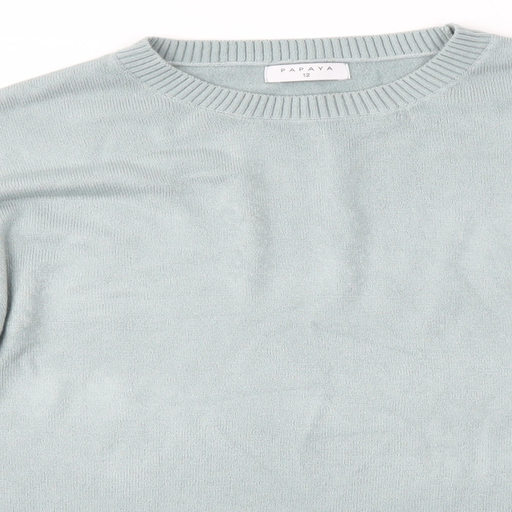 Womens UK Size 12 Matalan Green Pullover Jumper