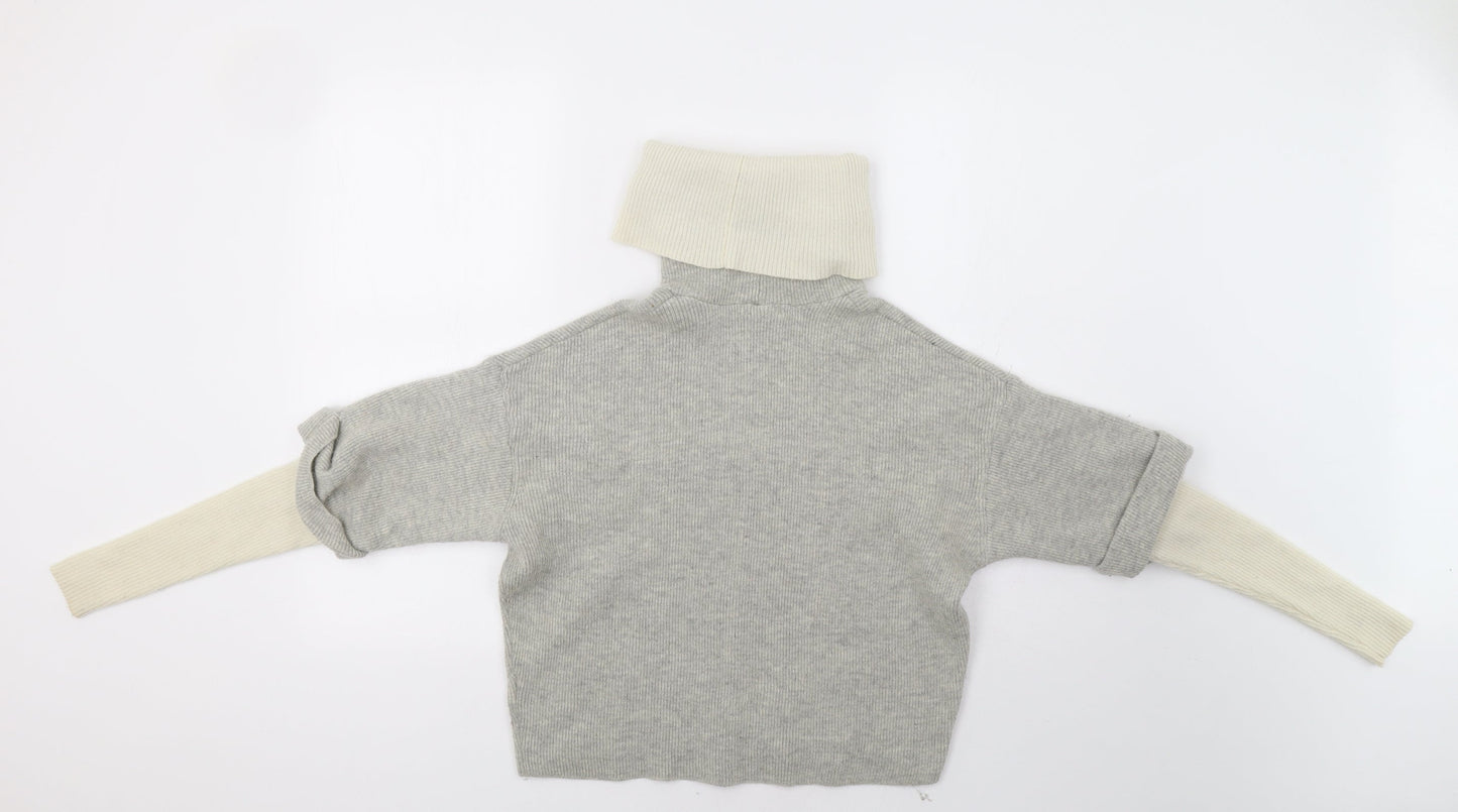 Womens UK Size S H&M Grey Pullover Jumper