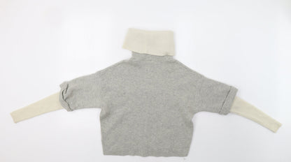 Womens UK Size S H&M Grey Pullover Jumper