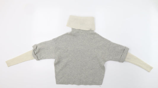 Womens UK Size S H&M Grey Pullover Jumper