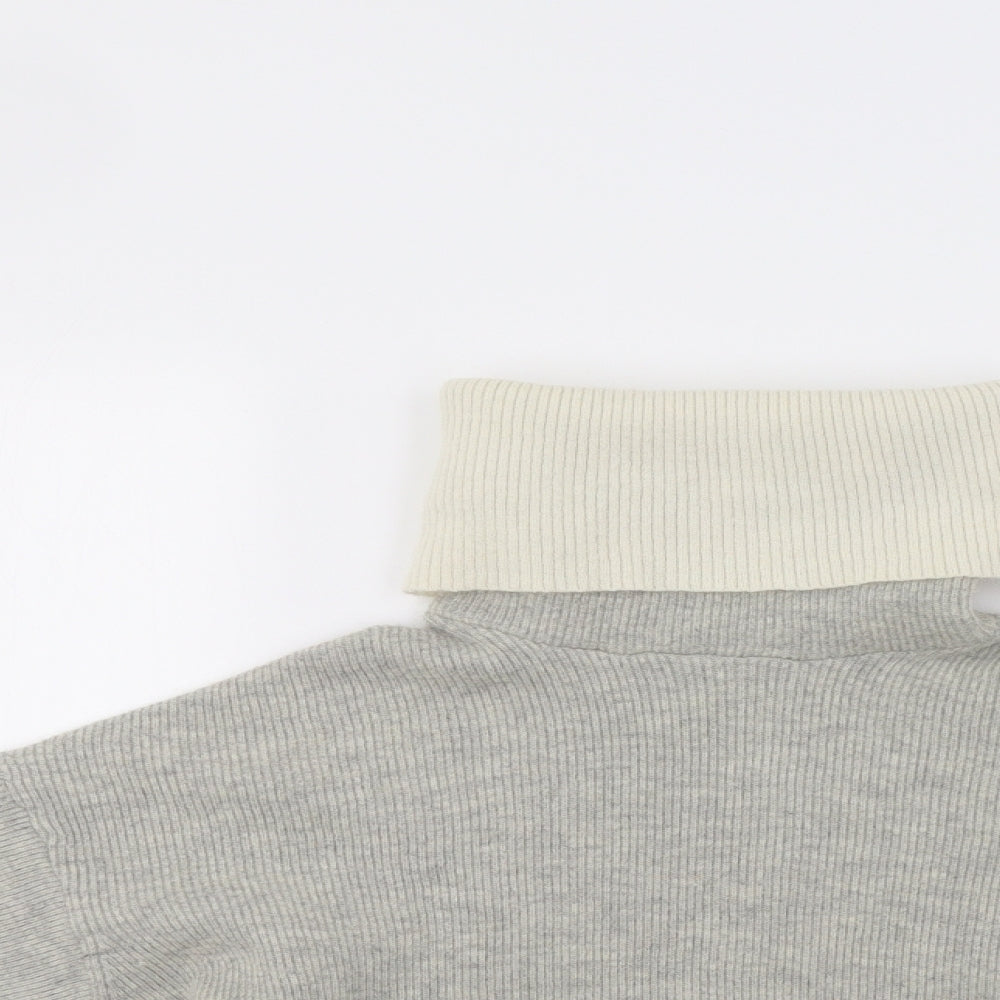Womens UK Size S H&M Grey Pullover Jumper