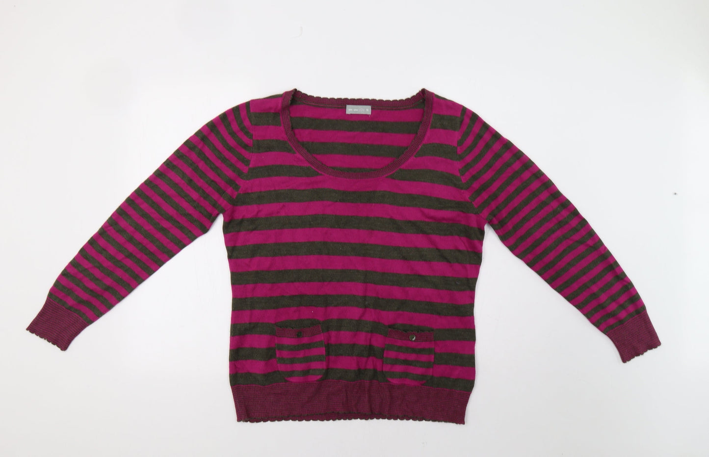 Womens UK Size 16 M&S Pink Pullover Jumper